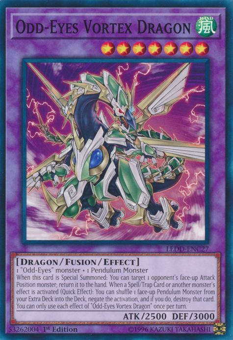 Odd-Eyes Vortex Dragon [LEDD-ENC27] Common | Pegasus Games WI