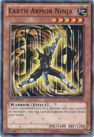 Earth Armor Ninja [SP13-EN018] Starfoil Rare | Pegasus Games WI