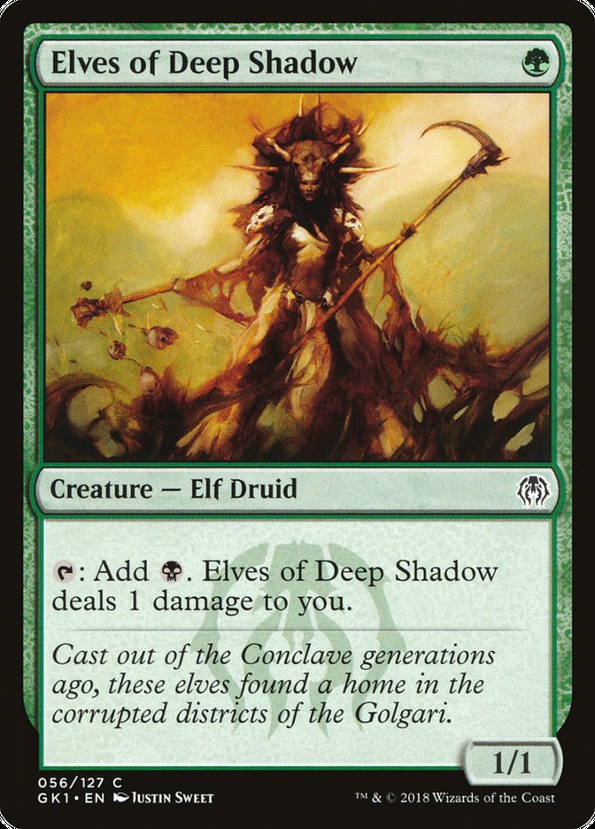 Elves of Deep Shadow [Guilds of Ravnica Guild Kit] | Pegasus Games WI