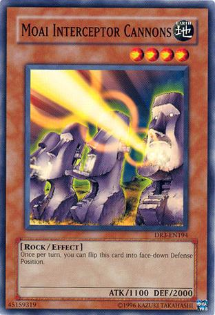 Moai Interceptor Cannons [DR3-EN194] Common | Pegasus Games WI