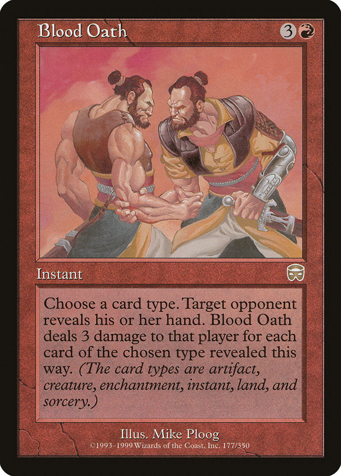 Blood Oath [Mercadian Masques] | Pegasus Games WI