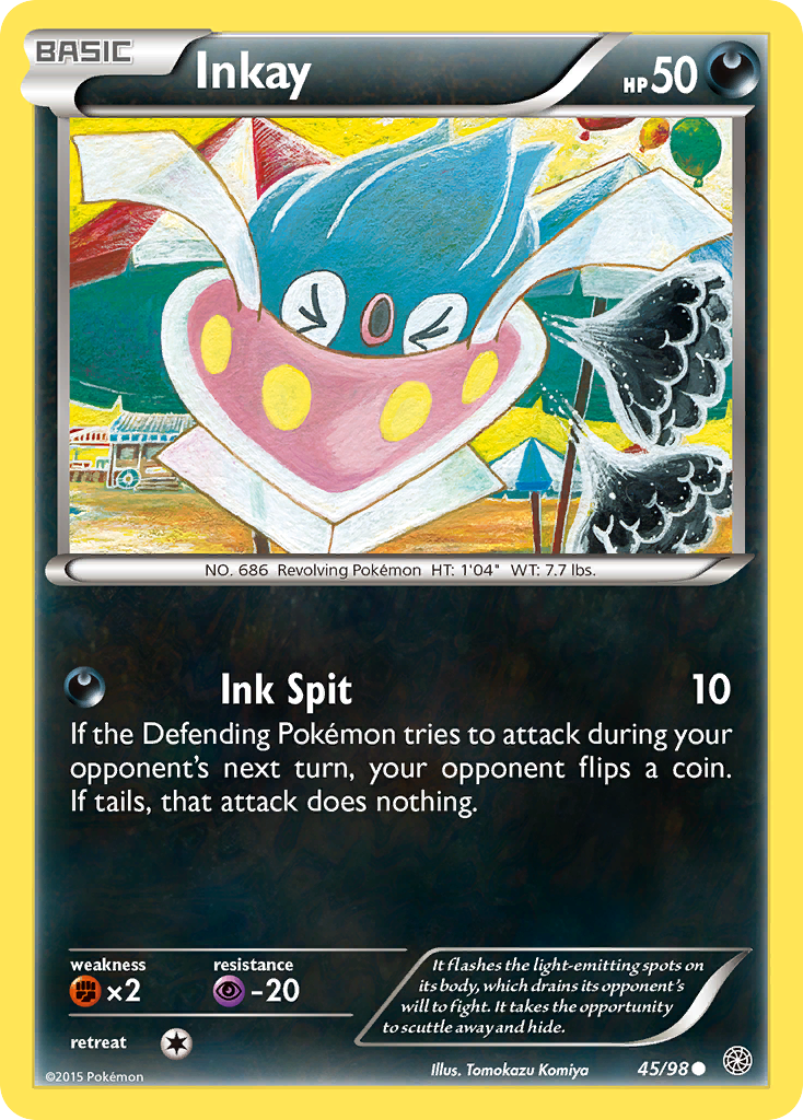 Inkay (45/98) [XY: Ancient Origins] | Pegasus Games WI