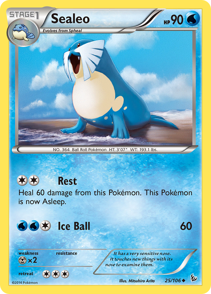 Sealeo (25/106) [XY: Flashfire] | Pegasus Games WI