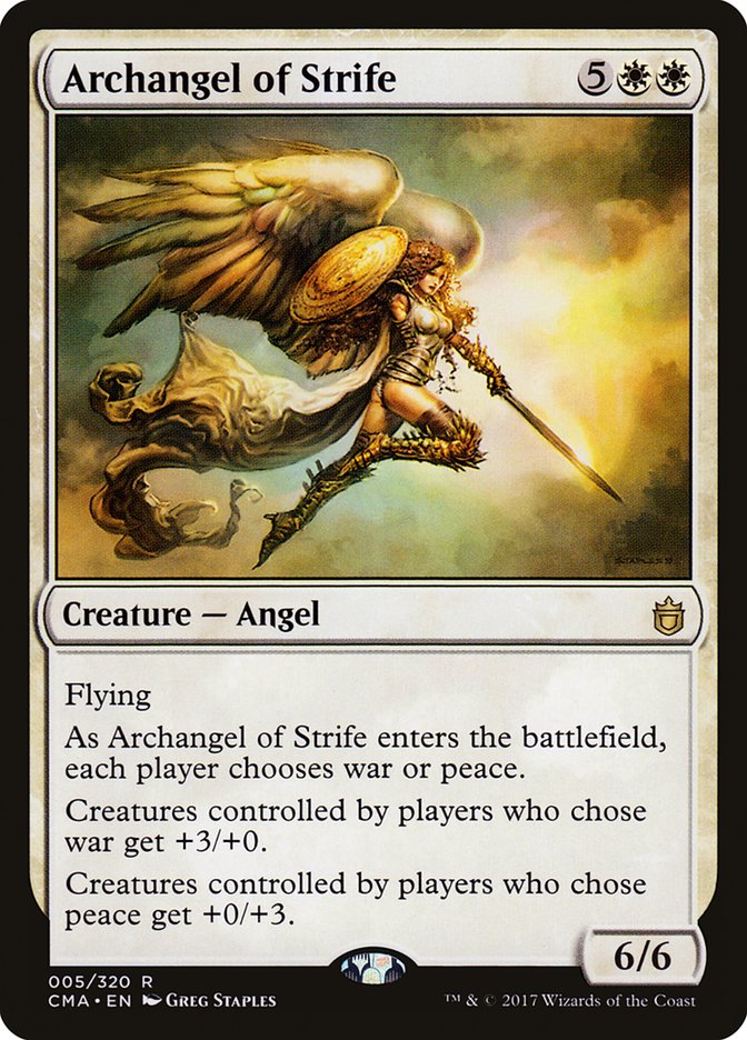 Archangel of Strife [Commander Anthology] | Pegasus Games WI