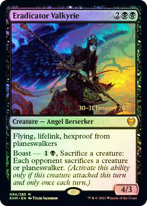 Eradicator Valkyrie [Kaldheim Prerelease Promos] | Pegasus Games WI