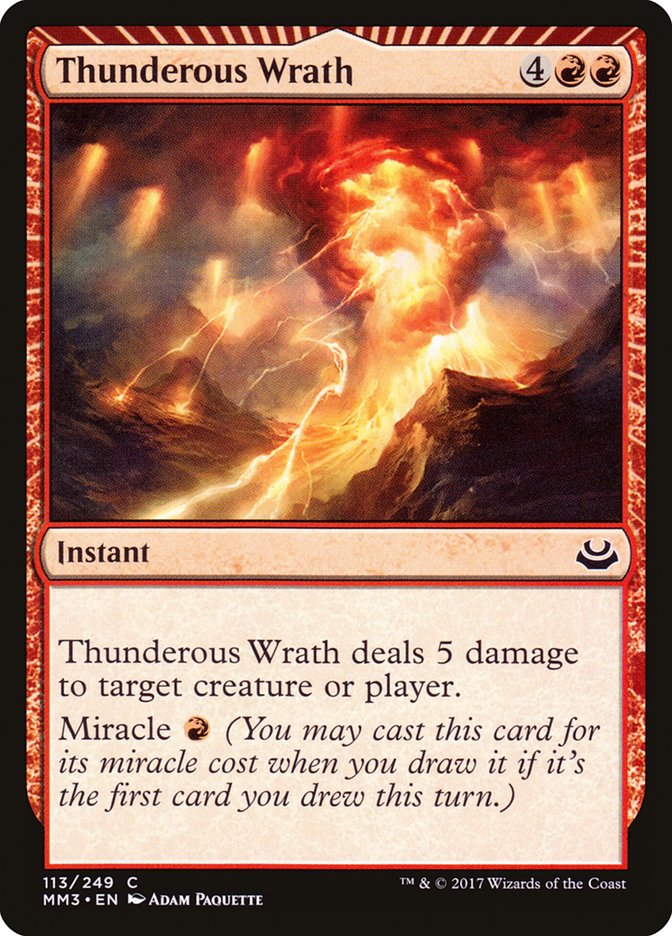 Thunderous Wrath [Modern Masters 2017] | Pegasus Games WI