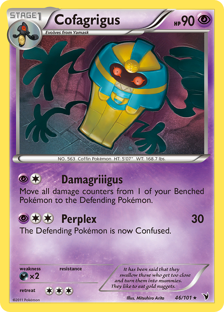 Cofagrigus (46/101) [Black & White: Noble Victories] | Pegasus Games WI