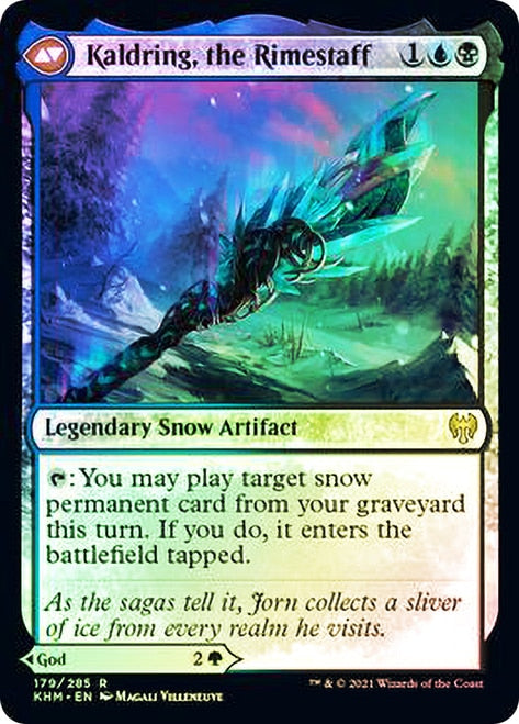 Jorn, God of Winter // Kaldring, the Rimestaff [Kaldheim Prerelease Promos] | Pegasus Games WI