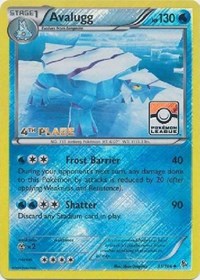 Avalugg (31/106) (League Promo 4th Place) [XY: Flashfire] | Pegasus Games WI