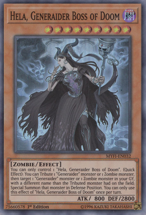 Hela, Generaider Boss of Doom [MYFI-EN032] Super Rare | Pegasus Games WI