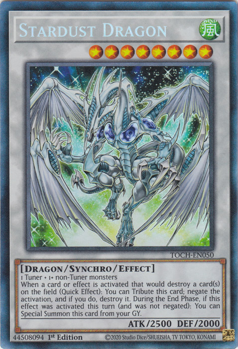Stardust Dragon (CR) [TOCH-EN050] Collector's Rare | Pegasus Games WI