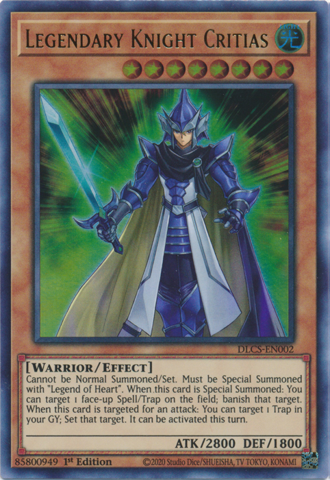 Legendary Knight Critias [DLCS-EN002] Ultra Rare | Pegasus Games WI