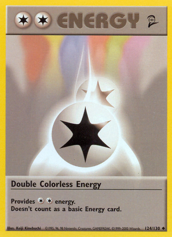 Double Colorless Energy (124/130) [Base Set 2] | Pegasus Games WI