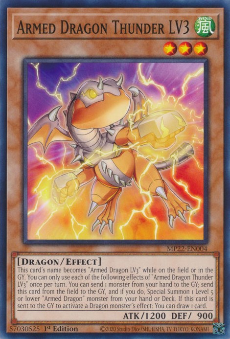 Armed Dragon Thunder LV3 [MP22-EN004] Common | Pegasus Games WI