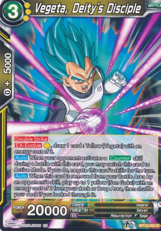 Vegeta, Deity's Disciple [BT12-092] | Pegasus Games WI