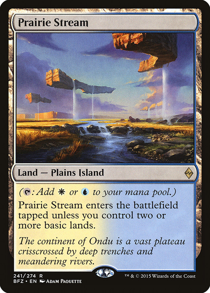 Prairie Stream [Battle for Zendikar] | Pegasus Games WI