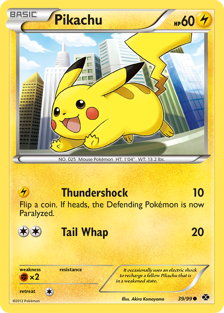 Pikachu (39/99) [Black & White: Next Destinies] | Pegasus Games WI