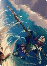 Tazeem Roilmage Art Card [Zendikar Rising Art Series] | Pegasus Games WI