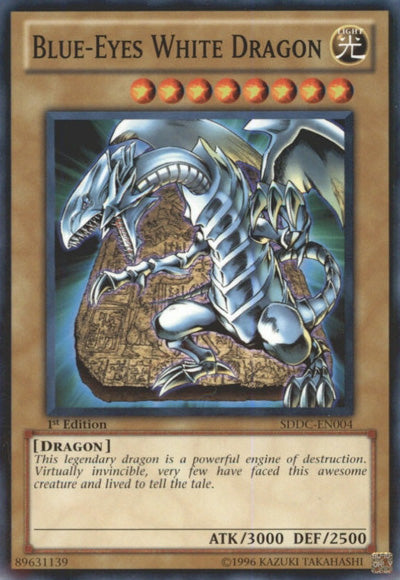 Blue-Eyes White Dragon [SDDC-EN004] Common | Pegasus Games WI