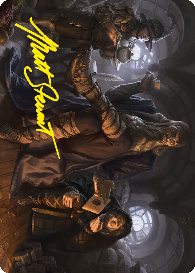 Sharkey, Tyrant of the Shire Art Card (Gold-Stamped Signature) [The Lord of the Rings: Tales of Middle-earth Art Series] | Pegasus Games WI