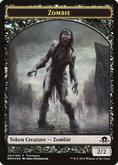 Zombie // Zombie Double-Sided Token [Eldritch Moon Prerelease Promos] | Pegasus Games WI