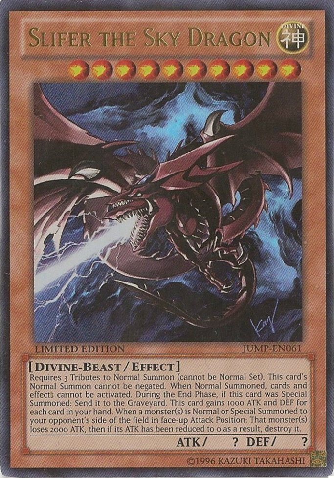 Slifer the Sky Dragon [JUMP-EN061] Ultra Rare | Pegasus Games WI