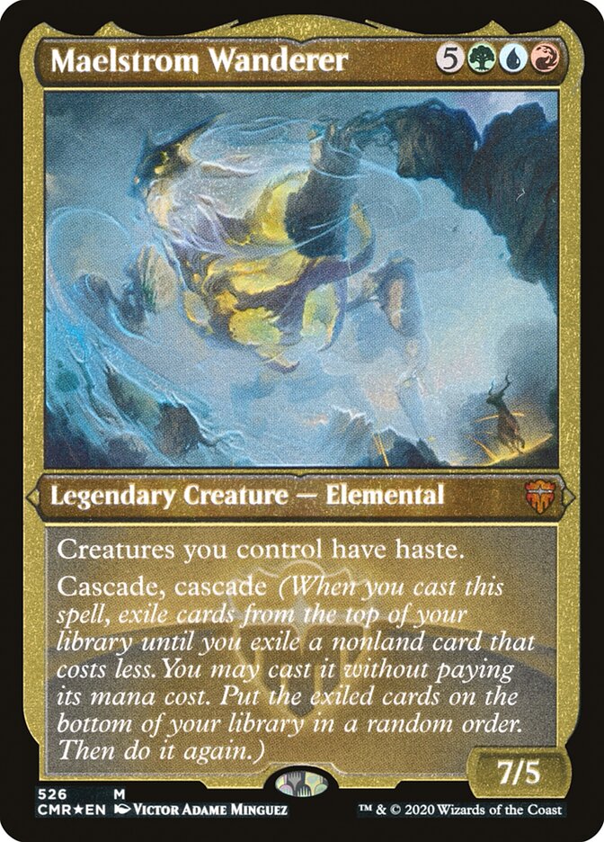 Maelstrom Wanderer (Etched) [Commander Legends] | Pegasus Games WI