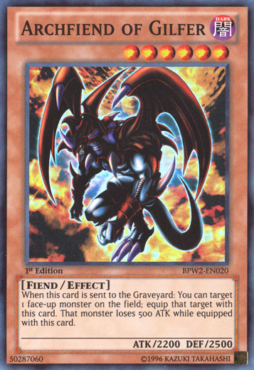 Archfiend of Gilfer [BPW2-EN020] Super Rare | Pegasus Games WI