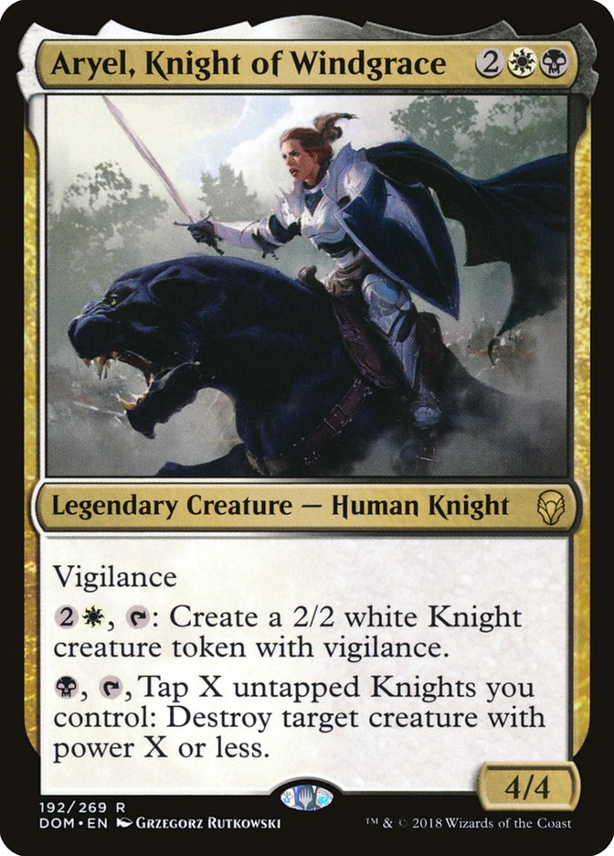 Aryel, Knight of Windgrace [Dominaria] | Pegasus Games WI
