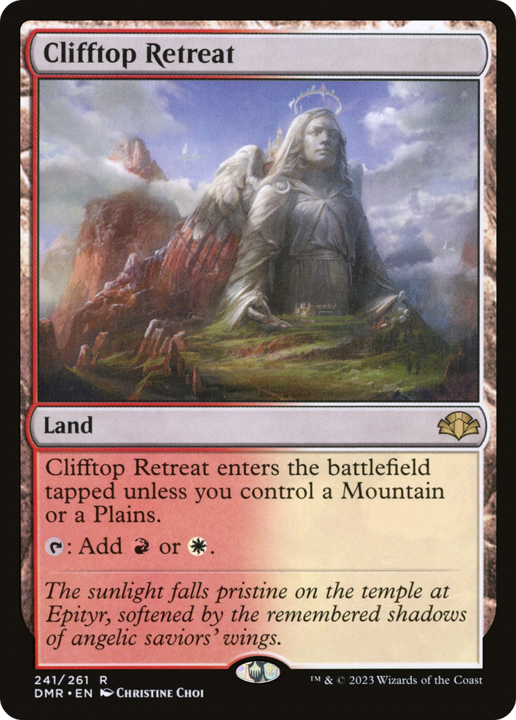 Clifftop Retreat [Dominaria Remastered] | Pegasus Games WI