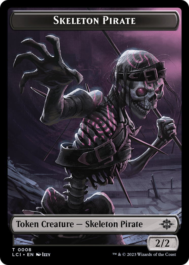 Map // Skeleton Pirate Double-Sided Token [The Lost Caverns of Ixalan Commander Tokens] | Pegasus Games WI