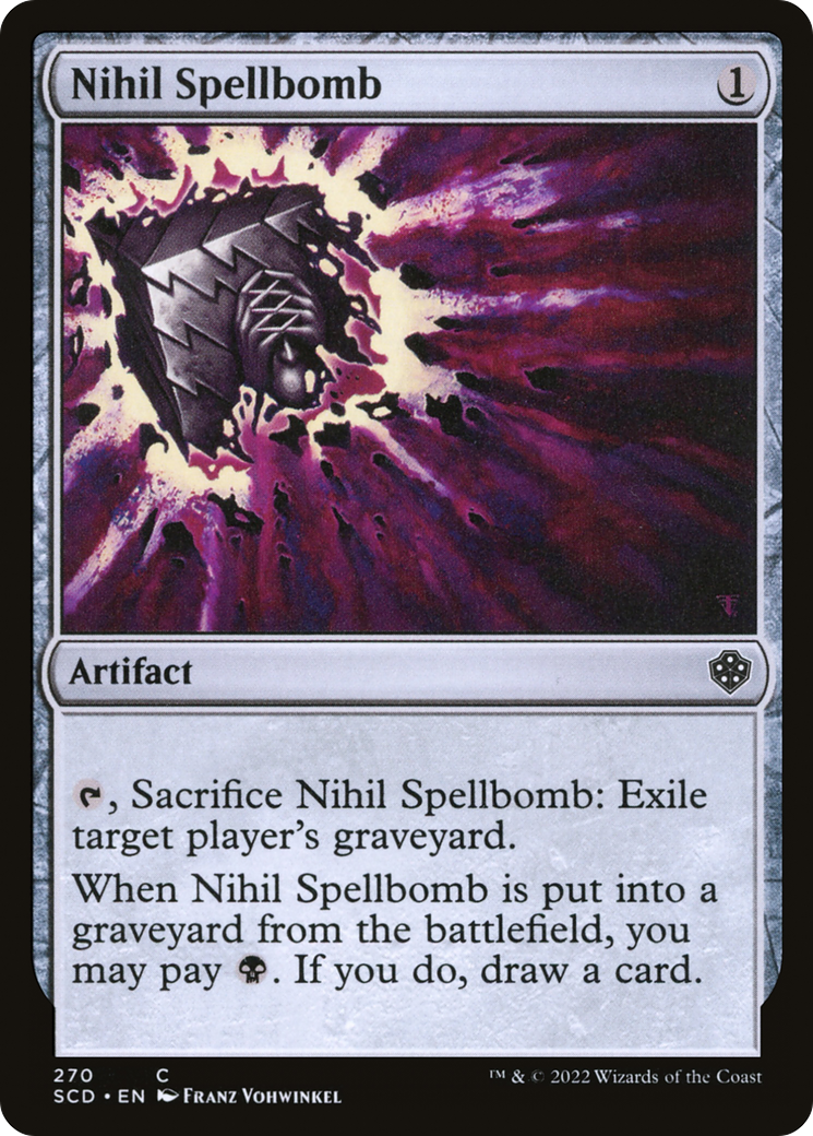 Nihil Spellbomb [Starter Commander Decks] | Pegasus Games WI