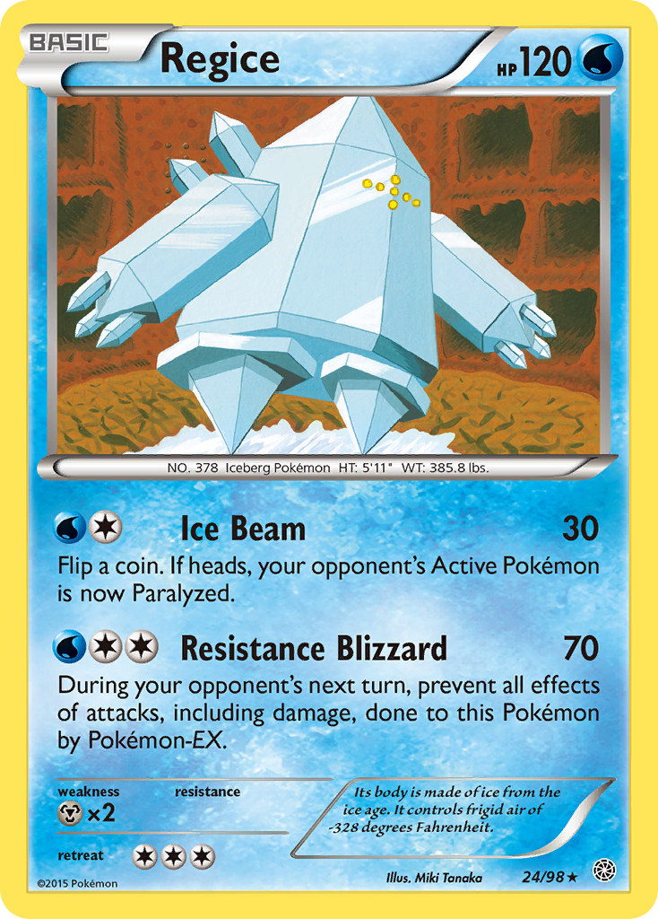 Regice (24/98) [XY: Ancient Origins] | Pegasus Games WI