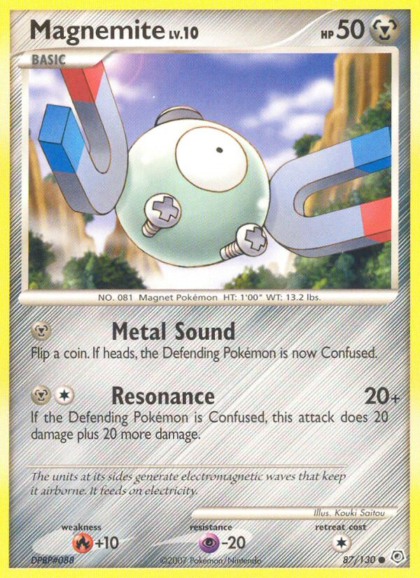 Magnemite (87/130) [Diamond & Pearl: Base Set] | Pegasus Games WI