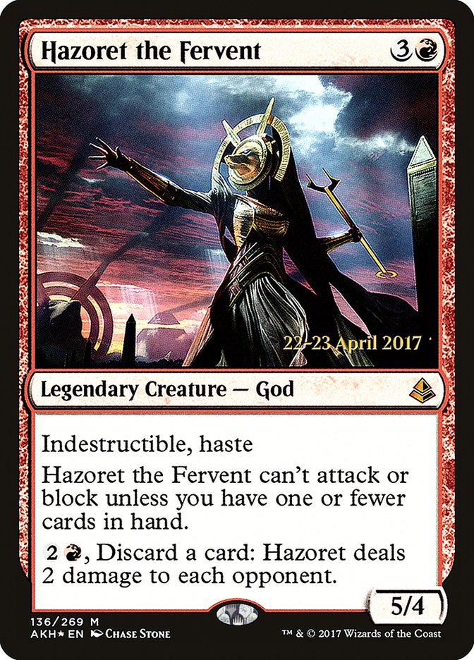 Hazoret the Fervent [Amonkhet Prerelease Promos] | Pegasus Games WI