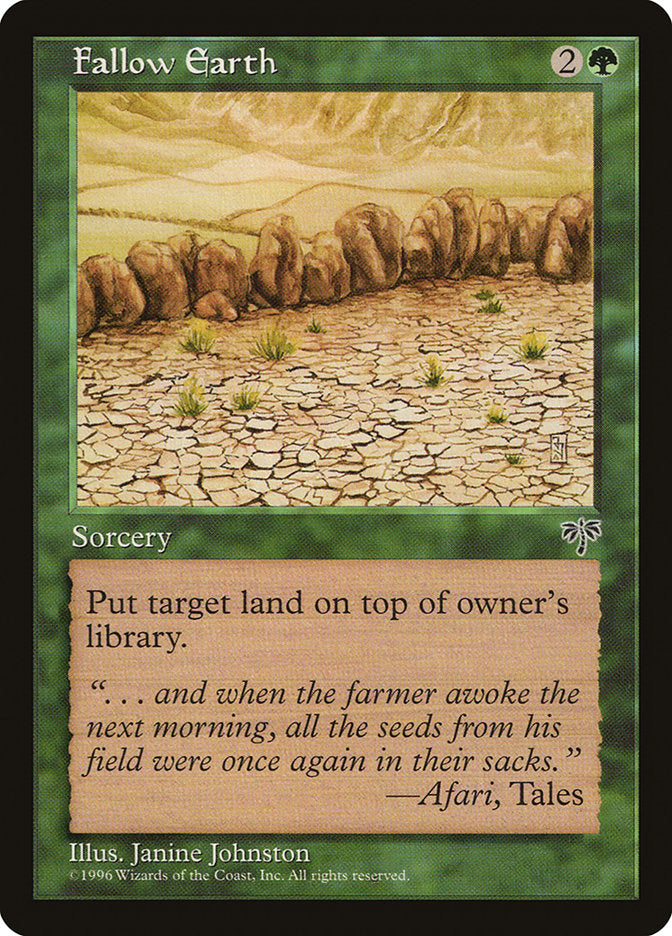 Fallow Earth [Mirage] | Pegasus Games WI