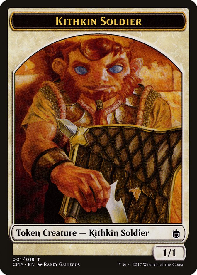 Kithkin Soldier Token [Commander Anthology Tokens] | Pegasus Games WI