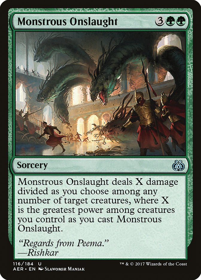 Monstrous Onslaught [Aether Revolt] | Pegasus Games WI