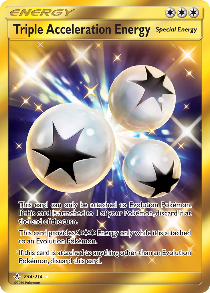 Triple Acceleration Energy (234/214) [Sun & Moon: Unbroken Bonds] | Pegasus Games WI