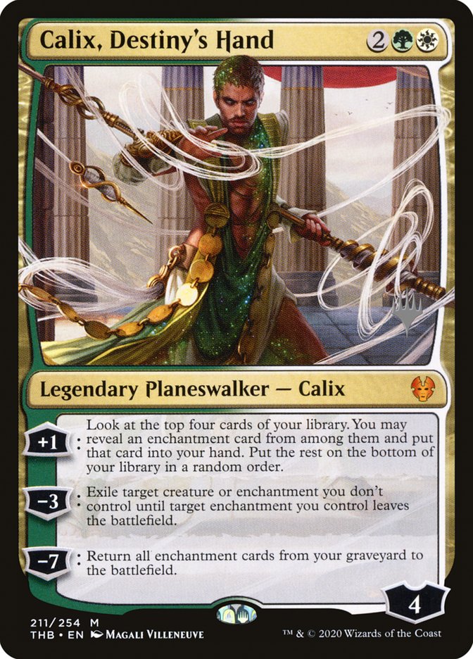 Calix, Destiny's Hand (Promo Pack) [Theros Beyond Death Promos] | Pegasus Games WI