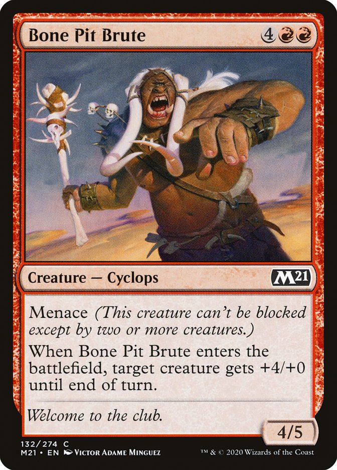 Bone Pit Brute [Core Set 2021] | Pegasus Games WI