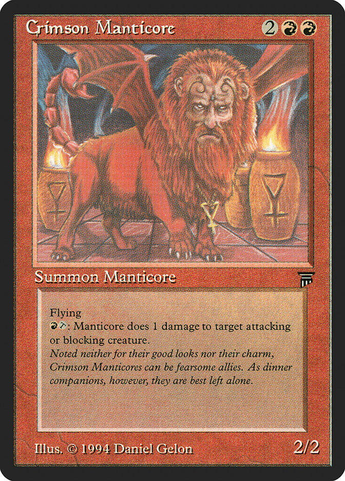 Crimson Manticore [Legends] | Pegasus Games WI