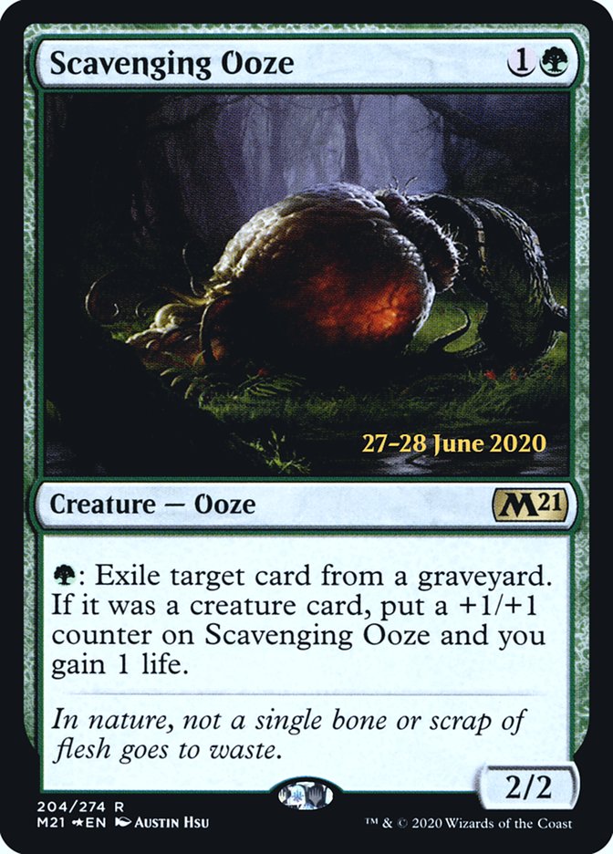 Scavenging Ooze [Core Set 2021 Prerelease Promos] | Pegasus Games WI
