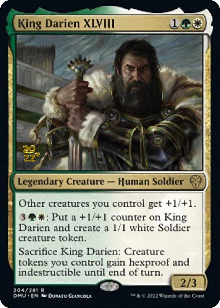 King Darien XLVIII [Dominaria United Prerelease Promos] | Pegasus Games WI