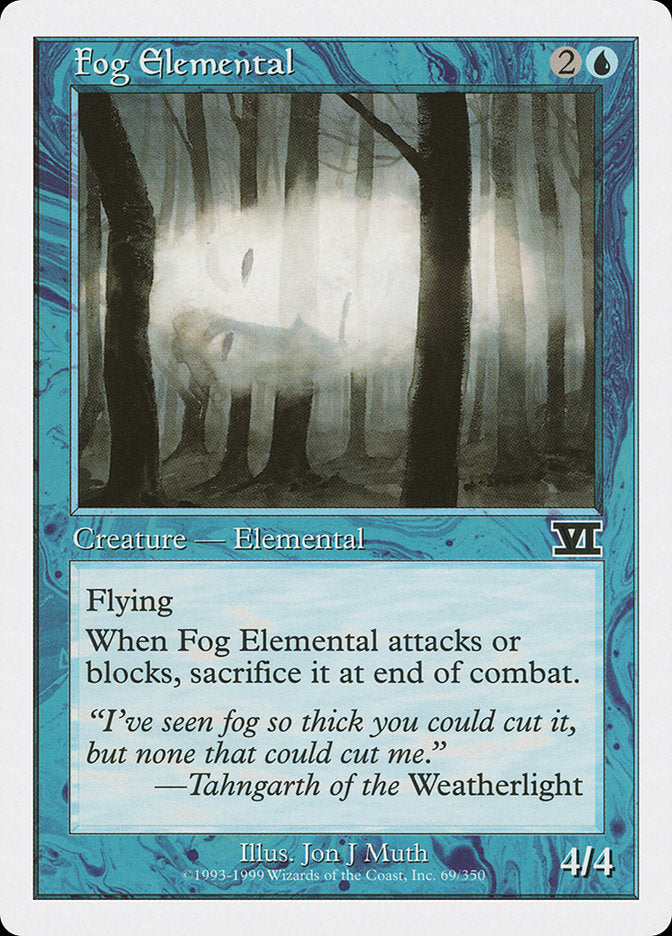 Fog Elemental [Classic Sixth Edition] | Pegasus Games WI