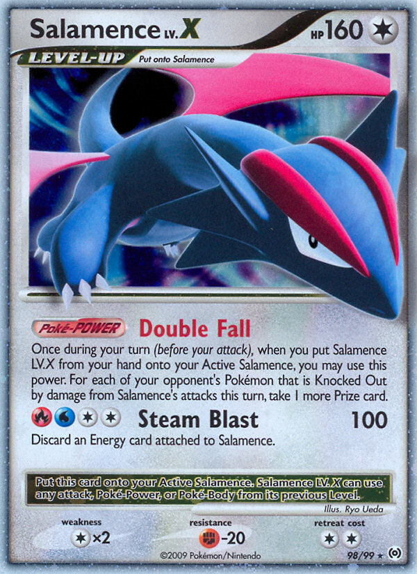 Salamence LV.X (98/99) [Platinum: Arceus] | Pegasus Games WI