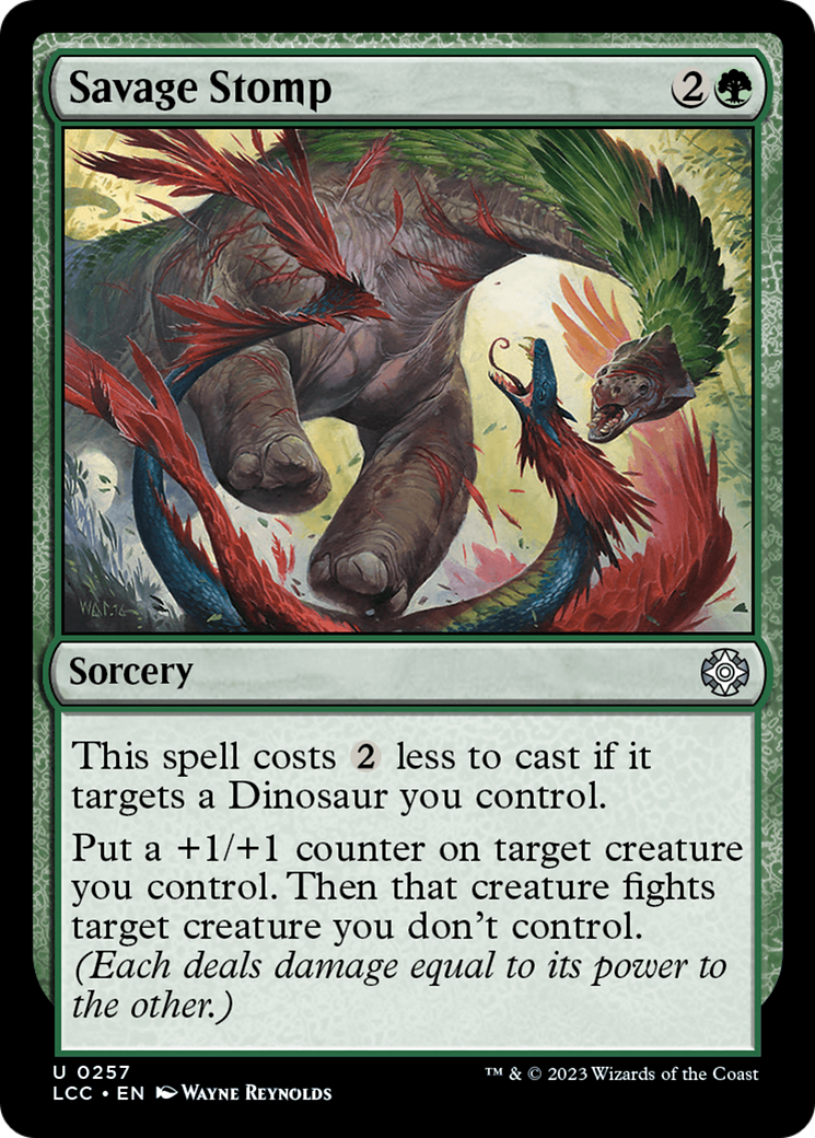 Savage Stomp [The Lost Caverns of Ixalan Commander] | Pegasus Games WI