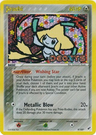 Jirachi (9/107) (Stamped) [EX: Deoxys] | Pegasus Games WI