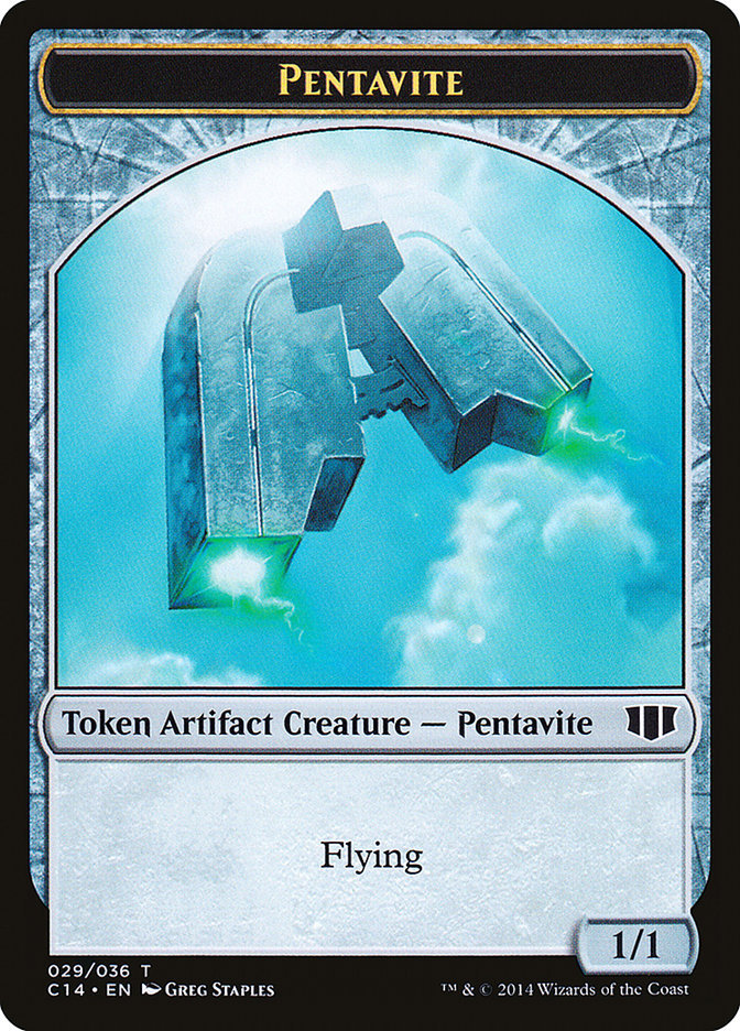 Myr // Pentavite Double-Sided Token [Commander 2014 Tokens] | Pegasus Games WI