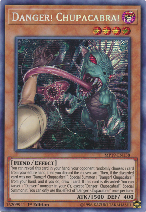 Danger! Chupacabra! [MP19-EN138] Prismatic Secret Rare | Pegasus Games WI